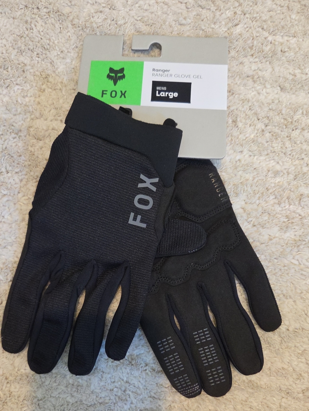 Fox Ranger Lightweight Men's Gloves - Black